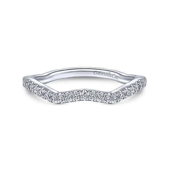 Gabriel - 14K White Gold Matching Wedding Band