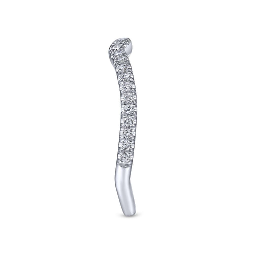 14K White Gold Matching Wedding Band