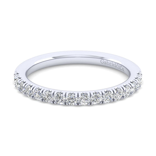 14K White Gold Matching Wedding Band