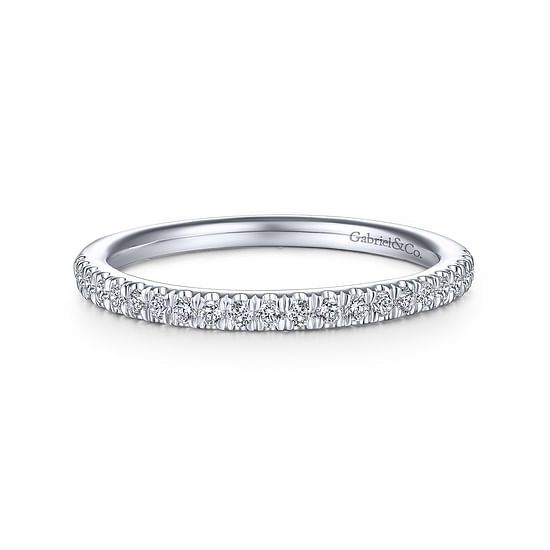 Gabriel - 14K White Gold Matching Wedding Band