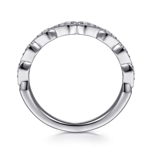 14K White Gold Matching Wedding Band