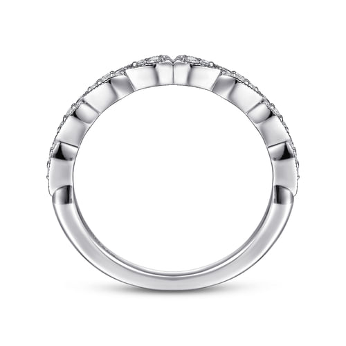 14K White Gold Matching Wedding Band