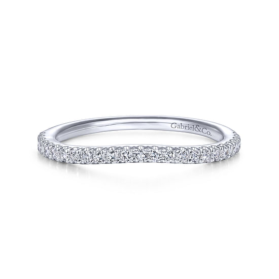 Gabriel - 14K White Gold Matching Wedding Band