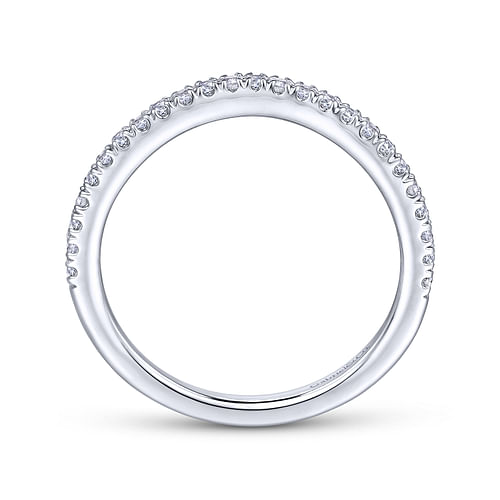 14K White Gold Matching Wedding Band