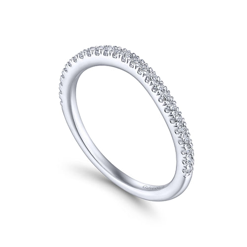 14K White Gold Matching Wedding Band