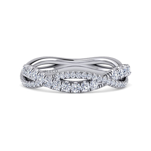 14K White Gold Matching Wedding Band