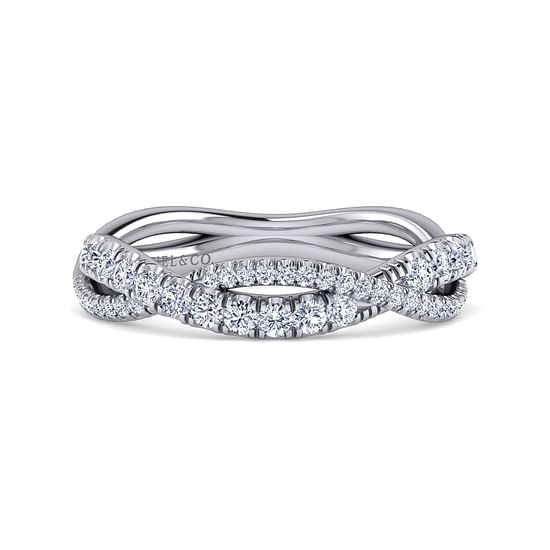 Gabriel - 14K White Gold Matching Wedding Band