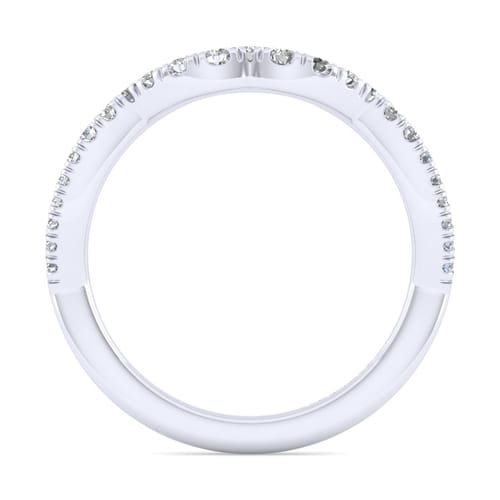 14K White Gold Matching Wedding Band