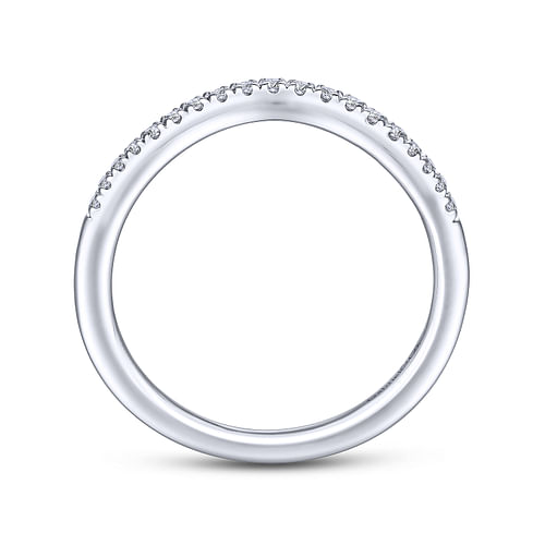 14K White Gold Matching Wedding Band