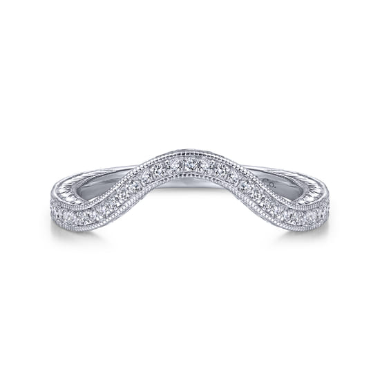 Gabriel - 14K White Gold Matching Wedding Band