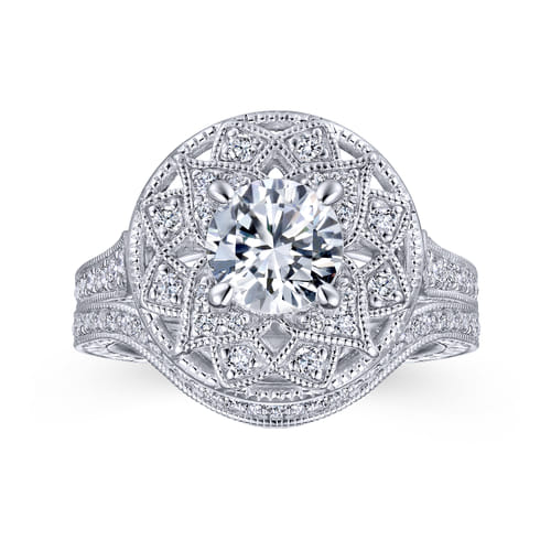 14K White Gold Matching Wedding Band