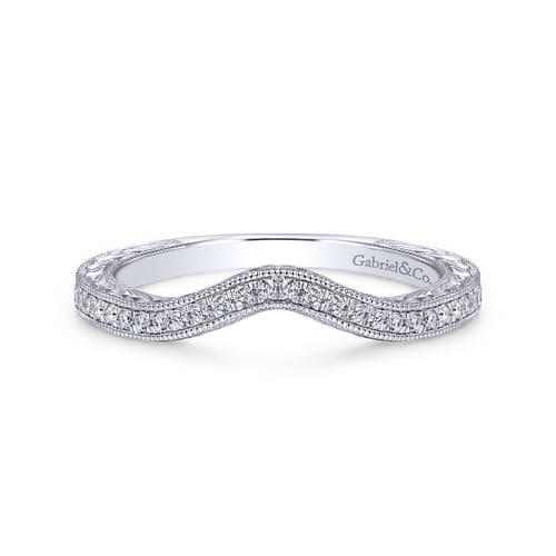 14K White Gold Matching Wedding Band 14K White Gold Matching Wedding Band