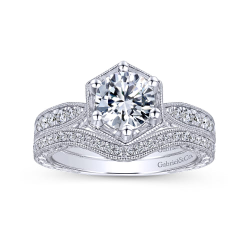 14K White Gold Matching Wedding Band 14K White Gold Matching Wedding Band