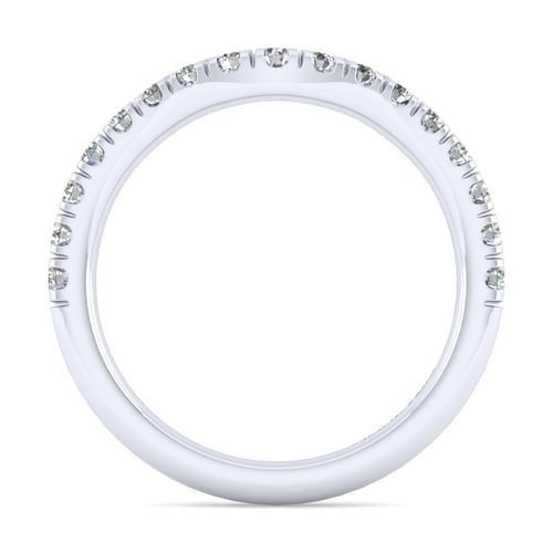14K White Gold Matching Wedding Band