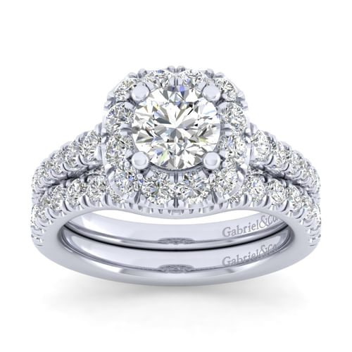 14K White Gold Matching Wedding Band