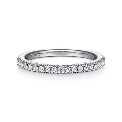 14K White Gold Matching Wedding Band