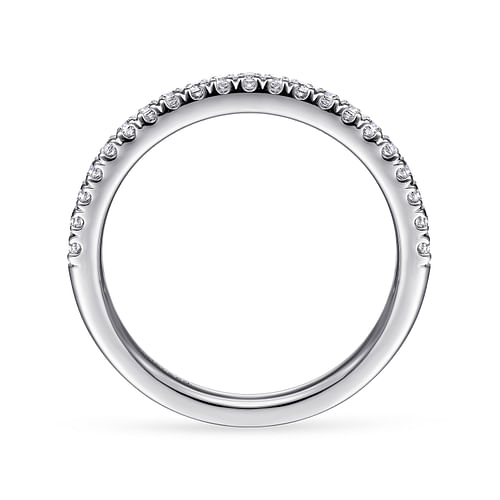 14K White Gold Matching Wedding Band