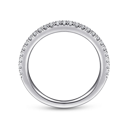 14K White Gold Matching Wedding Band