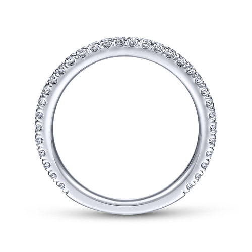 14K White Gold Matching Wedding Band