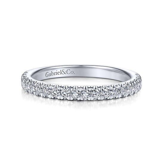 Gabriel - 14K White Gold Matching Wedding Band