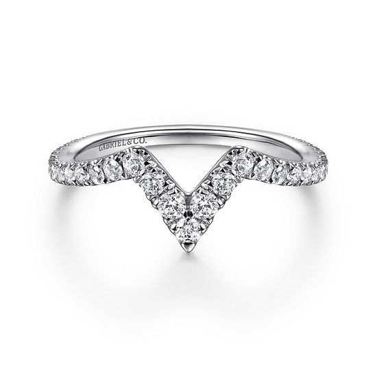 Gabriel - 14K White Gold Matching Wedding Band