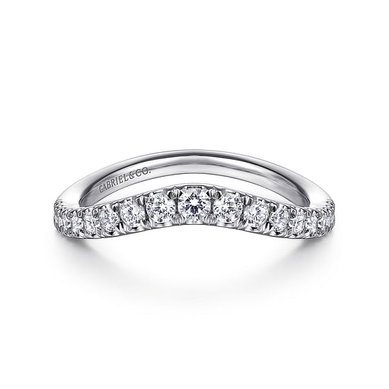 Gabriel - 14K White Gold Matching Wedding Band