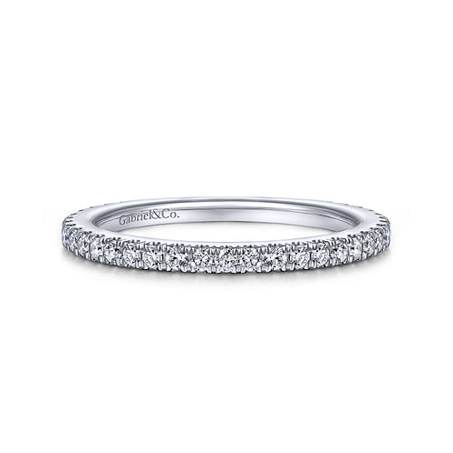 14K White Gold Matching Wedding Band