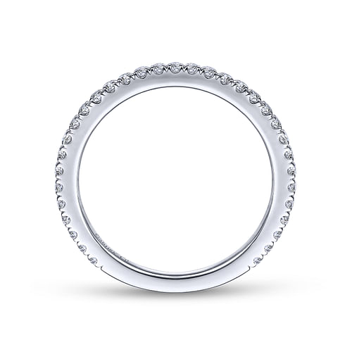 14K White Gold Matching Wedding Band