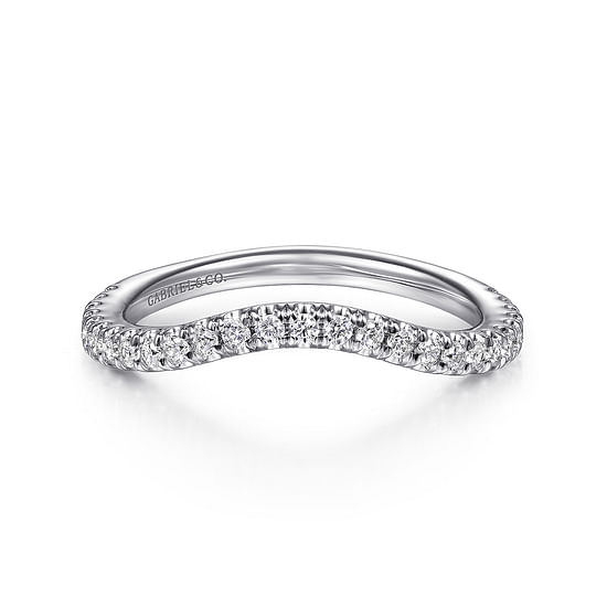 Gabriel - 14K White Gold Matching Wedding Band