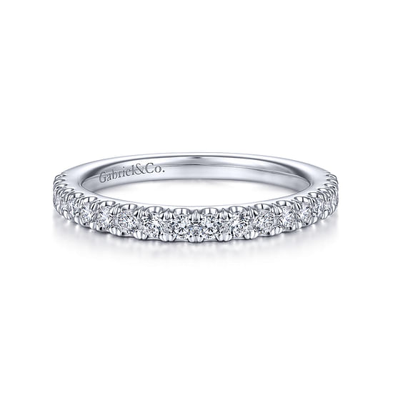 Gabriel - 14K White Gold Matching Wedding Band