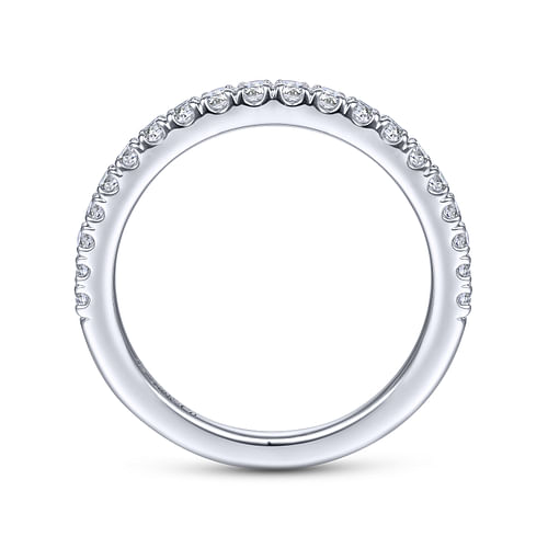 14K White Gold Matching Wedding Band