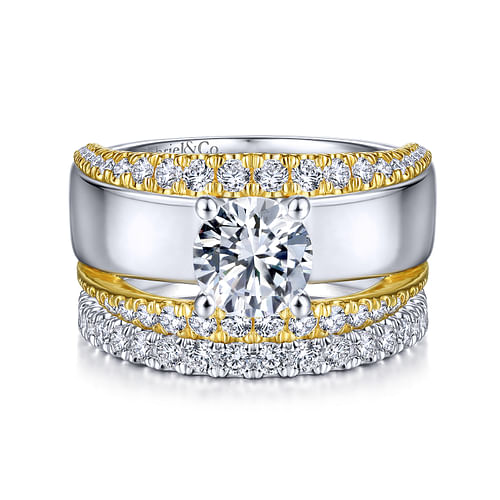 14K White Gold Matching Wedding Band