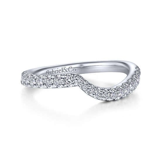 Gabriel - 14K White Gold Matching Wedding Band