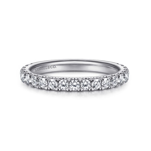 14K White Gold Matching Wedding Band