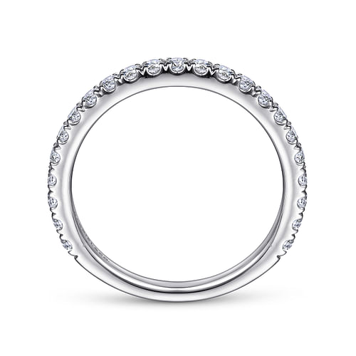 14K White Gold Matching Wedding Band