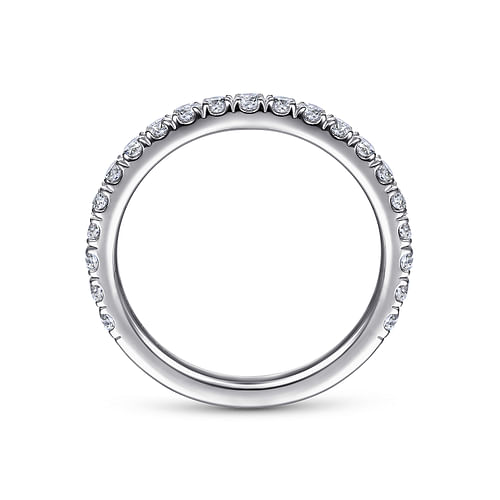 14K White Gold Matching Wedding Band