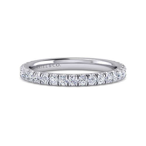 14K White Gold Matching Wedding Band