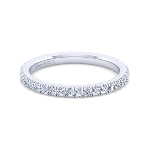 14K White Gold Matching Wedding Band