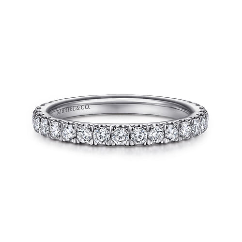 14K White Gold Matching Wedding Band