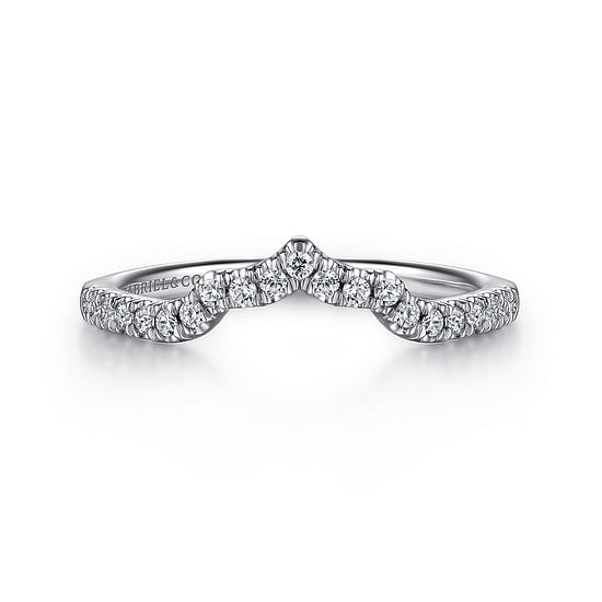 Gabriel - 14K White Gold Matching Wedding Band