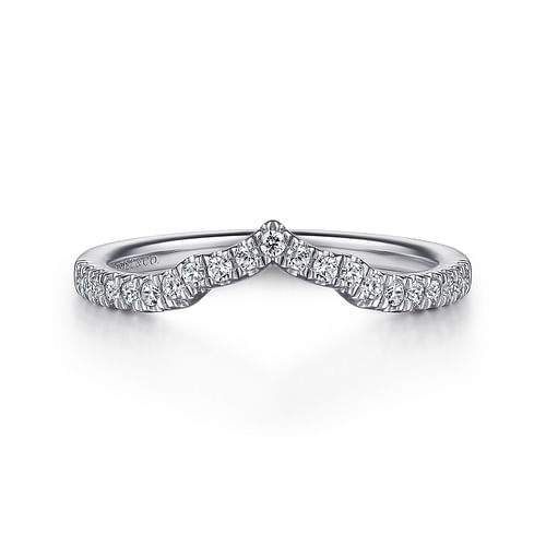 14K White Gold Matching Wedding Band