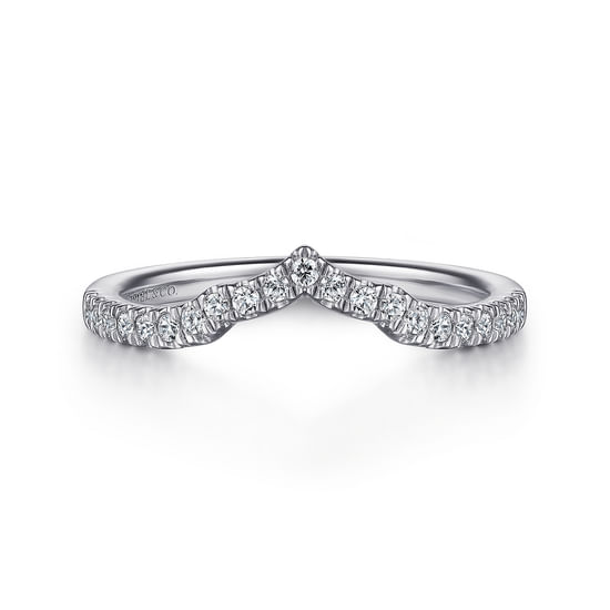 Gabriel - 14K White Gold Matching Wedding Band