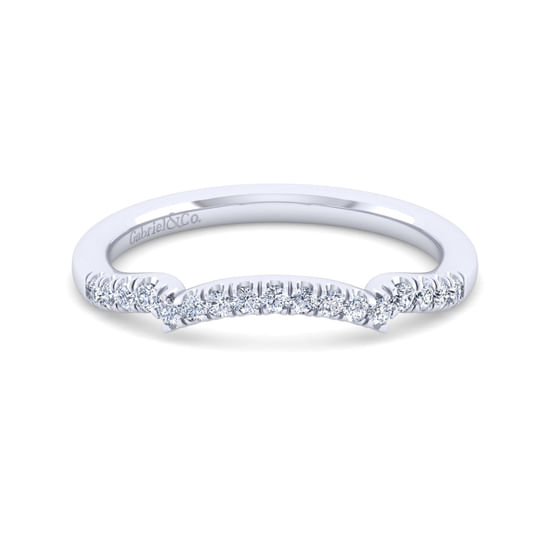 Gabriel - 14K White Gold Matching Wedding Band