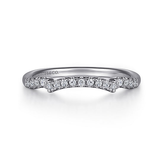 Gabriel - 14K White Gold Matching Wedding Band