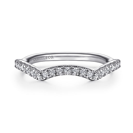 Gabriel - 14K White Gold Matching Wedding Band