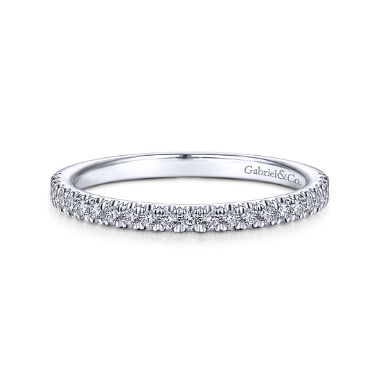 Gabriel - 14K White Gold Matching Wedding Band