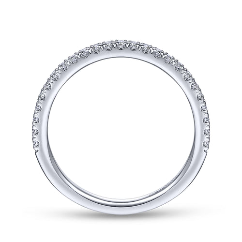 14K White Gold Matching Wedding Band