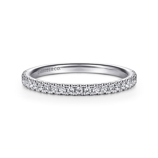 Gabriel - 14K White Gold Matching Wedding Band