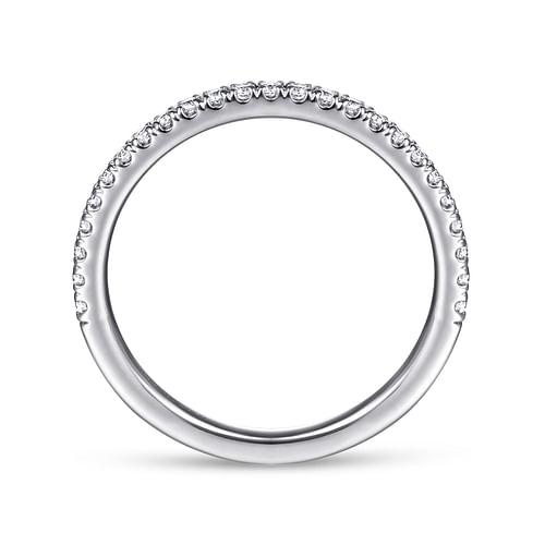 14K White Gold Matching Wedding Band