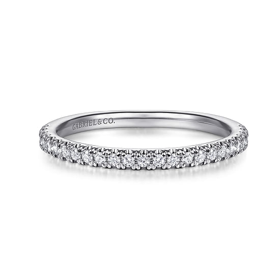 Gabriel - 14K White Gold Matching Wedding Band